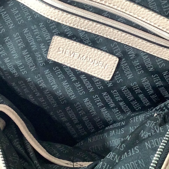 Steve Madden NEW - medium backpack adjustable straps - blush pink - monogram - Picture 6 of 6